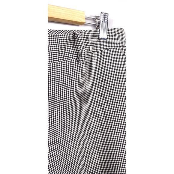 Talbots Signature Flare Black White Womens Wool Trouser Pants Size 10 - Picture 8 of 12
